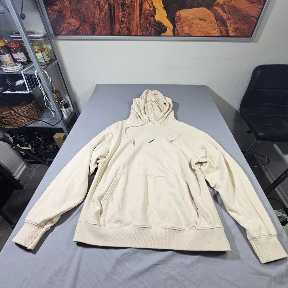 DIVE Studios Hoodie Small S Cream Beige Podcast Kpop Eric Nam Merchandise Flawed